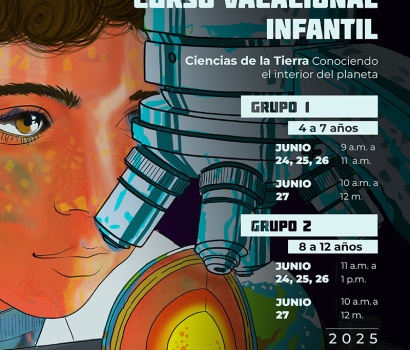 Niño con un microscopio