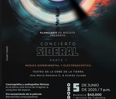 Ilustración de un disco vinilo fusionado con un planeta