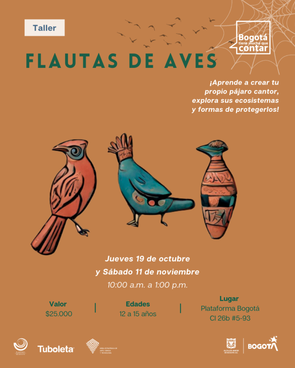 Taller flautas ancestrales - ocarina - aves Taller de flautas ancestrales - ocarina - aves