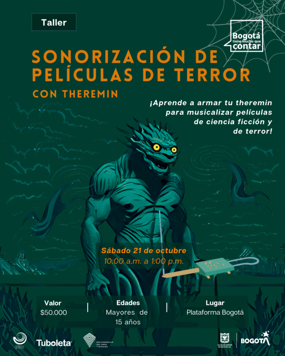 Taller sonorización de películas de terror con theremin Taller sonorización de películas de terror con theremin