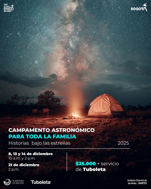 Campamento Astronómico para toda la familia: Historias bajo las estrellas Campamento Astronómico para toda la familia: Historias bajo las estrellas