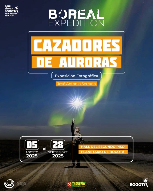 Exposición Planetario Aurora boreal Planetario