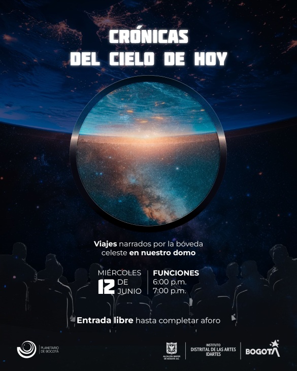 invitacion al evento cronicas del cielo de hoy