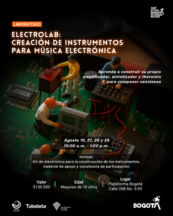 Electrolab: Creación de instrumentos para música electrónica electrónica