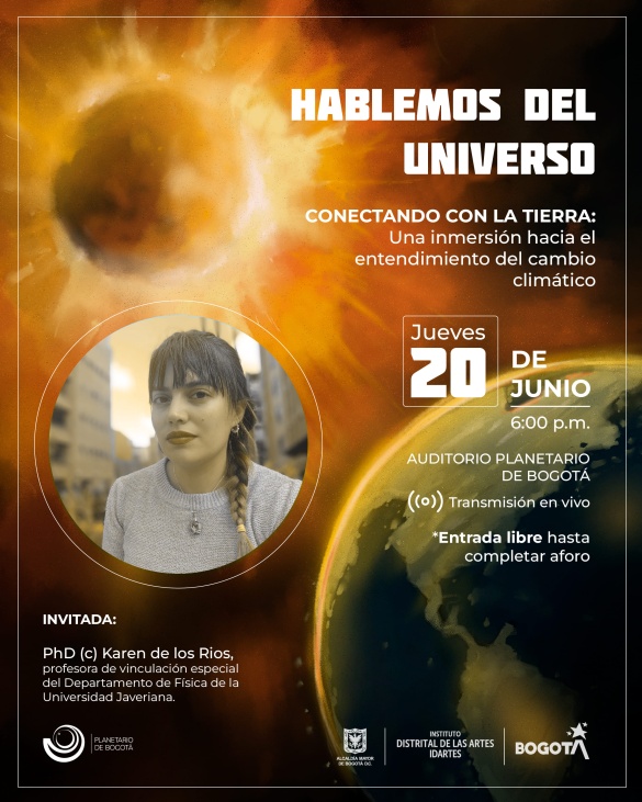 Pieza del evento Hablemos del universo