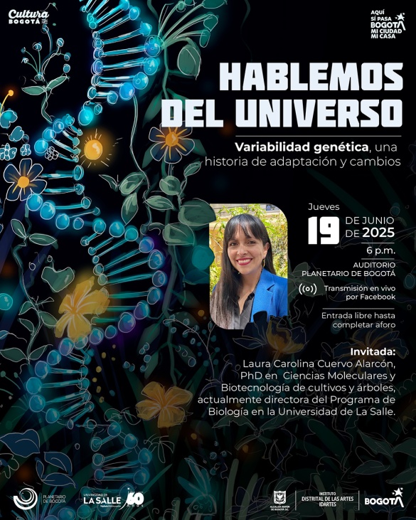 Hablemos del Universo junio Ilustración ADN y naturaleza