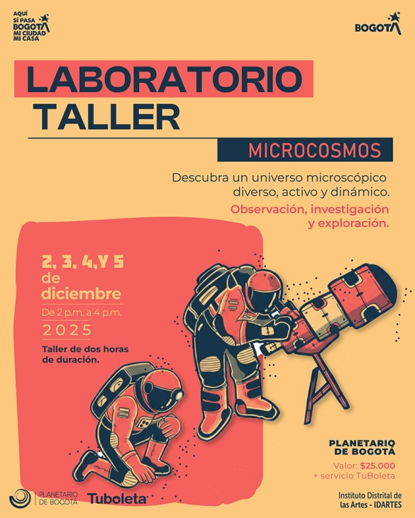 Taller vacacional Planetario