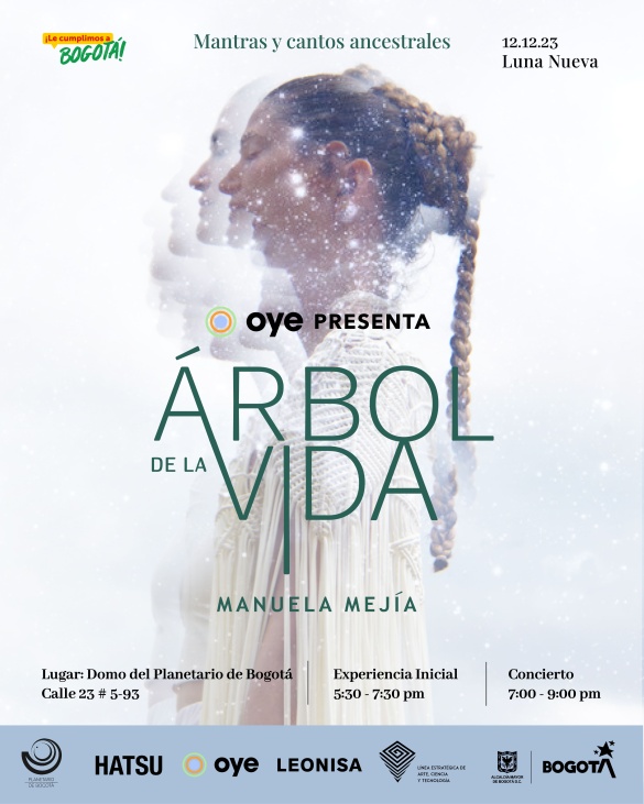 Concierto Árbol de la Vida Mujer entre estrellas