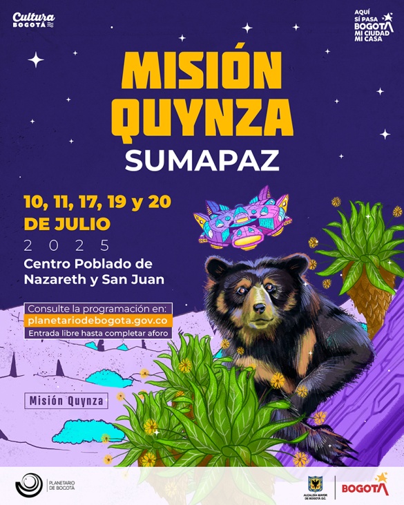Misión Quynza - Sumapaz Ilustración oso