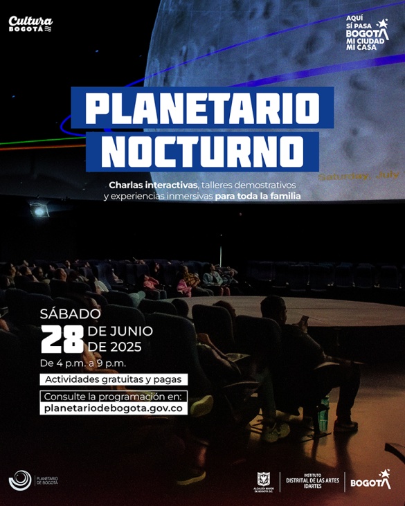 Planetario Nocturno junio foto domo