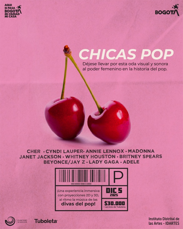 Chicas Pop ilustración cereza