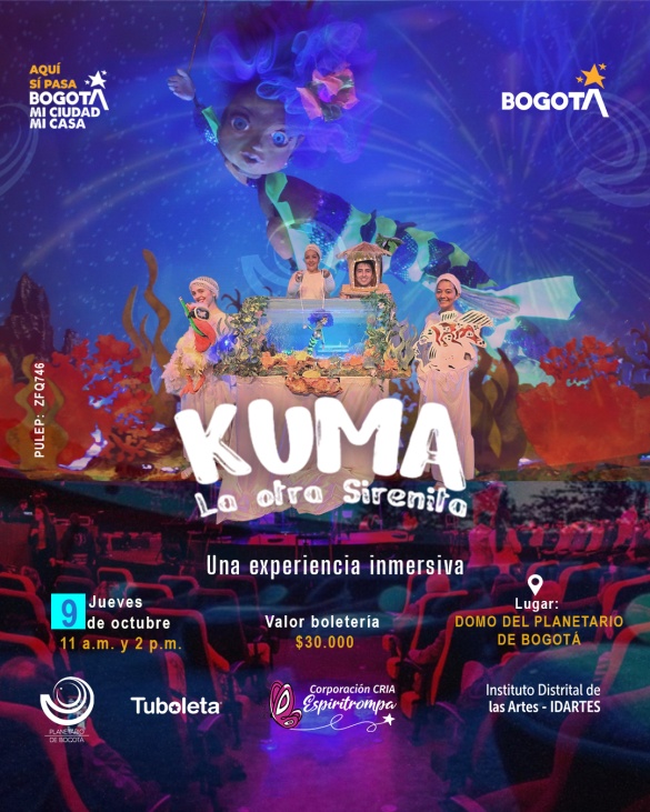 Kuma, la otra sirenita en el Planetario