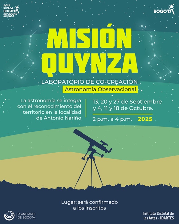 Misión Quynza - Laboratorio ilustración telescopio