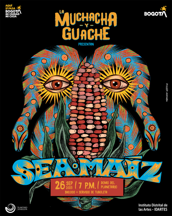 ilustración Guache - Sea Maíz