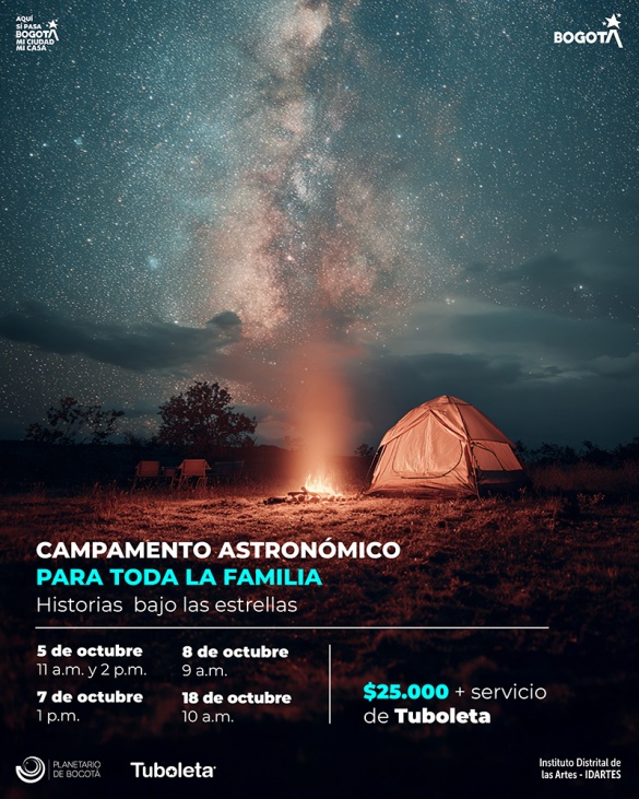 Campamento familiar: historias bajo las estrellas Campamento
