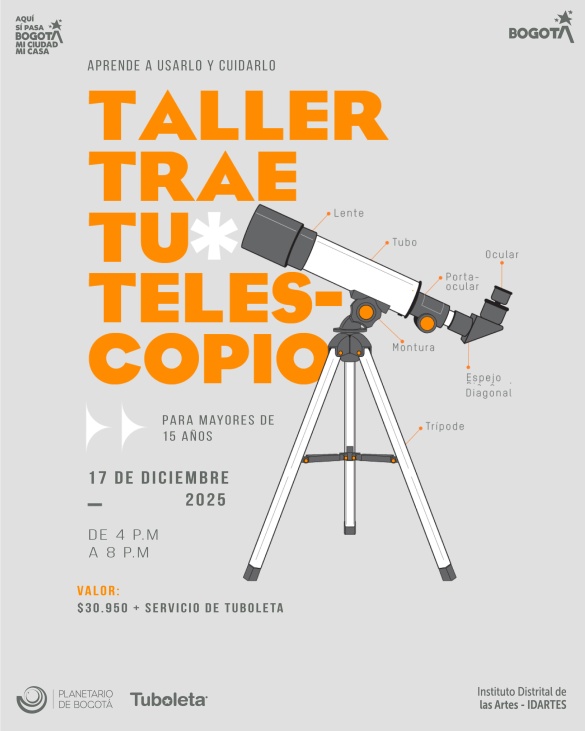Telescopio ilustración